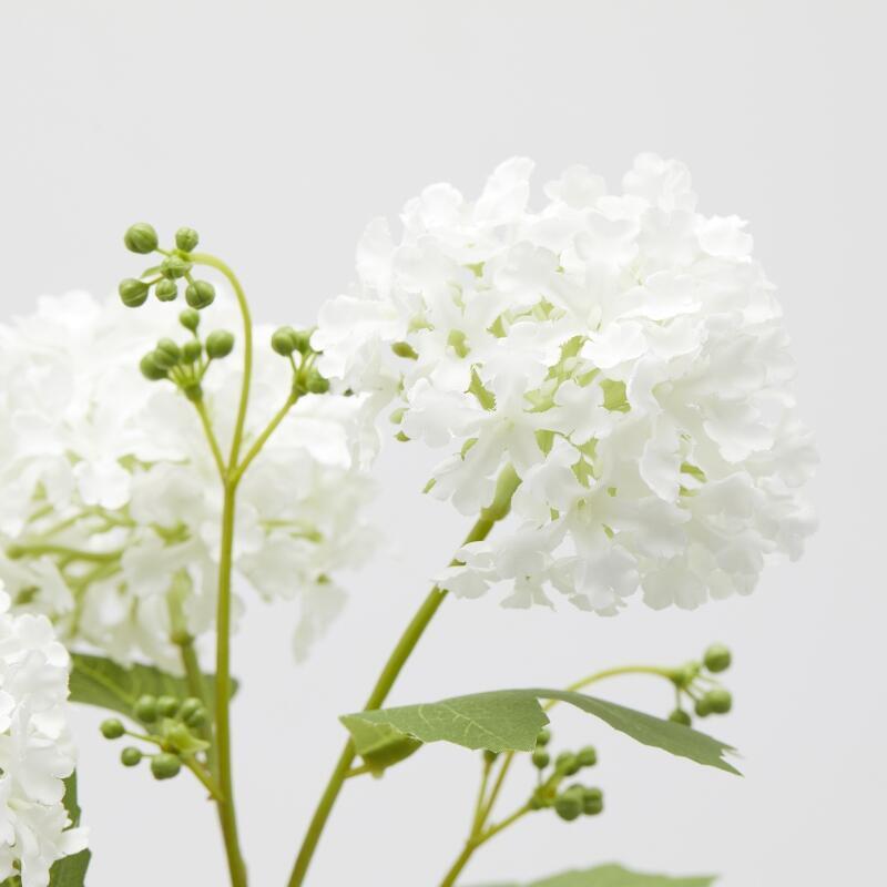 edg enzo de gasperi edg enzo de gasperi viburno ramo x5 con foglie pianta artificiale h 80 cm d 10 cm bianco ean 8059824474537