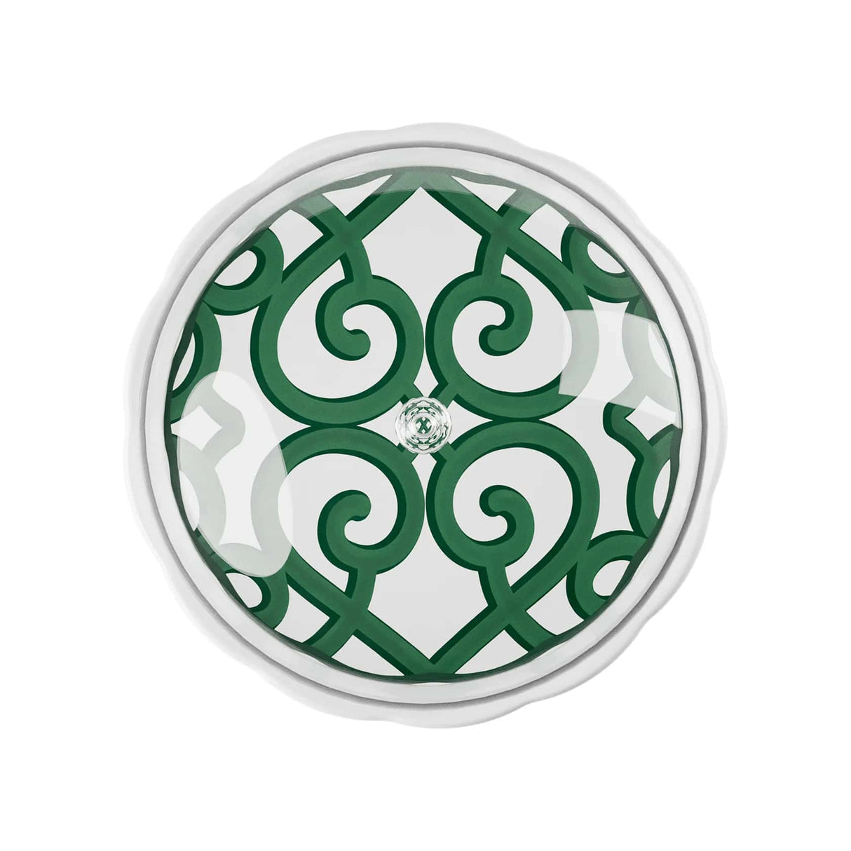 guzzini guzzini set tortiera natalizia harmonia melamina d 304 cm h 15 cm table decor bianco verde ean 8008392412779