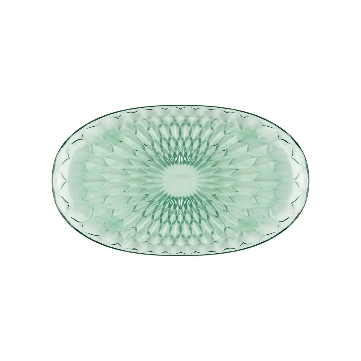 guzzini guzzini vassoio tondo ovale vanity bio based d 36 cm verde ean 8008392395799