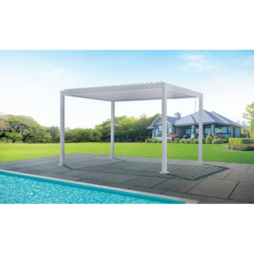 larcolaio larcolaio pergola vulcano 4 x 4 mt bianco ean 8013054837852