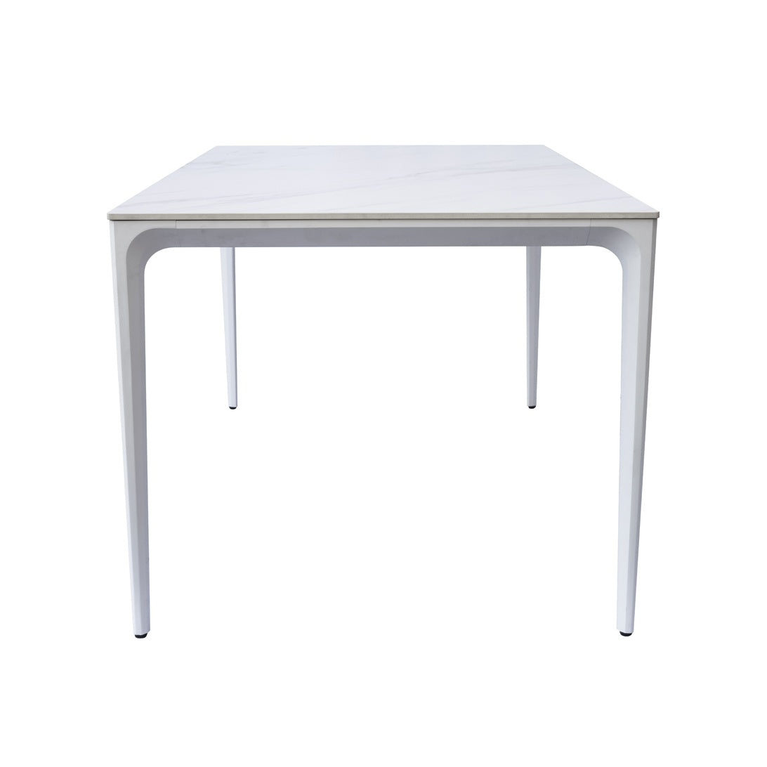 moia greenwood moia greenwood tavolo alghero 180 x 90 cm in alluminio bianco con piano in gres bianco tavolo outdoor design moderno ean 8013054837951
