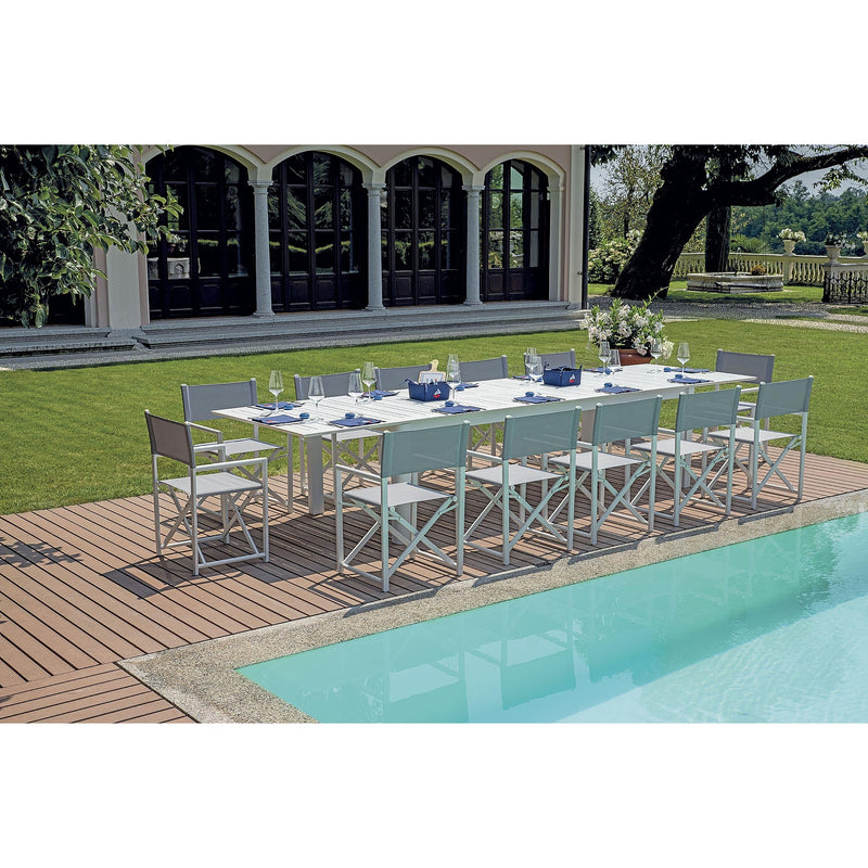 moia greenwood moia greenwood tavolo santorini allungabile 265330398x110 cm alluminio bianco tavolo outdoor design moderno estensibile ean 8013054834981