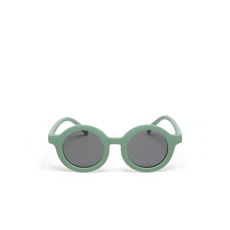 okkia okkia occhiale baby da sole premontato tondo colore green sage 6 10 anni ean 8056211375842