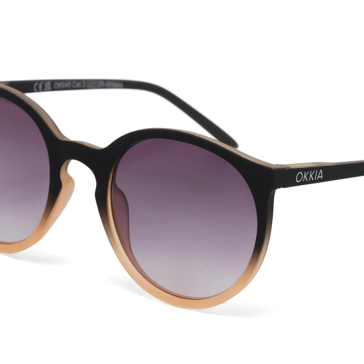 okkia okkia occhiale da sole premontato mod berlino black pink ean 8056211371288