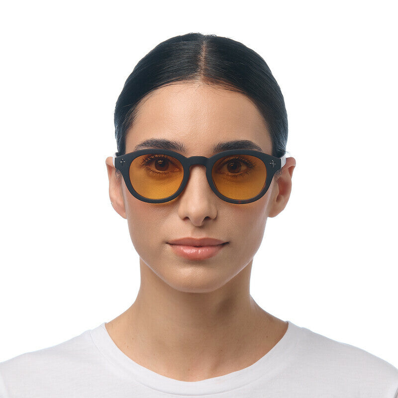 okkia okkia occhiale da sole premontato mod milano soft touch black havana lenti yellow ean 8056211375675