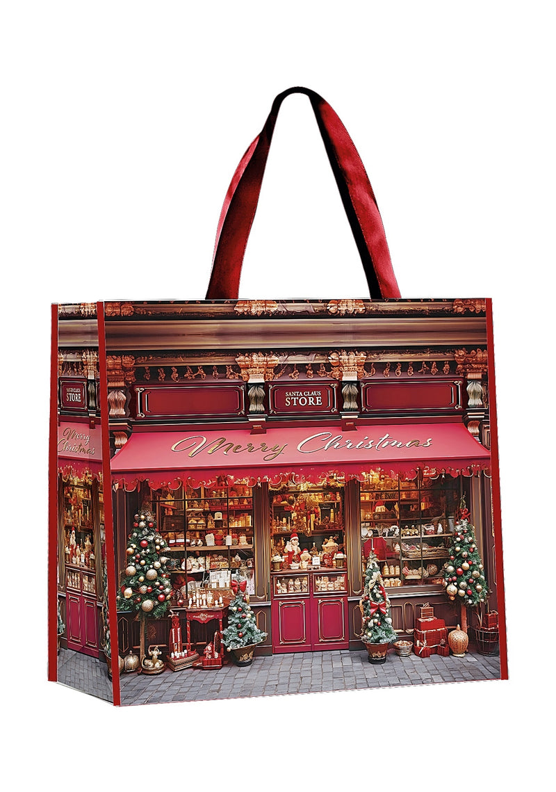 regalo italiano regalo italiano borsa pp natale 43 x 15 cm h 37 cm ass multicolor 1 pz ean 8057586036413