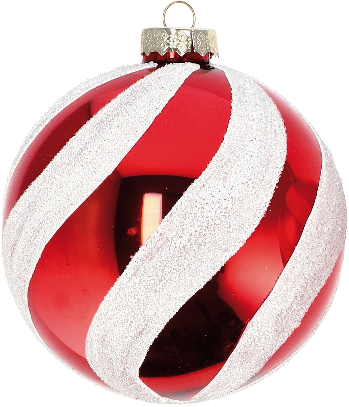 regalo italiano regalo italiano pallina natale d 12 cm vetro ass bianco rosso 1 pz ean 8057586057968