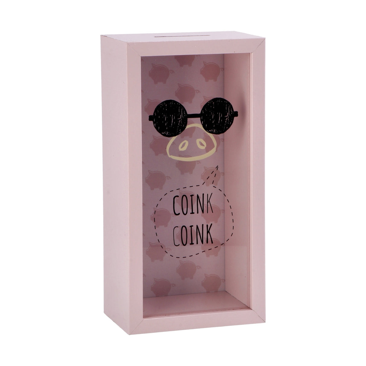 regalo italiano regalo italiano salvadanaio in mdf e vetro 13 x 8 cm h 25 cm ass porta risparmi decorativo moderno 1 pz ean 8057586123687