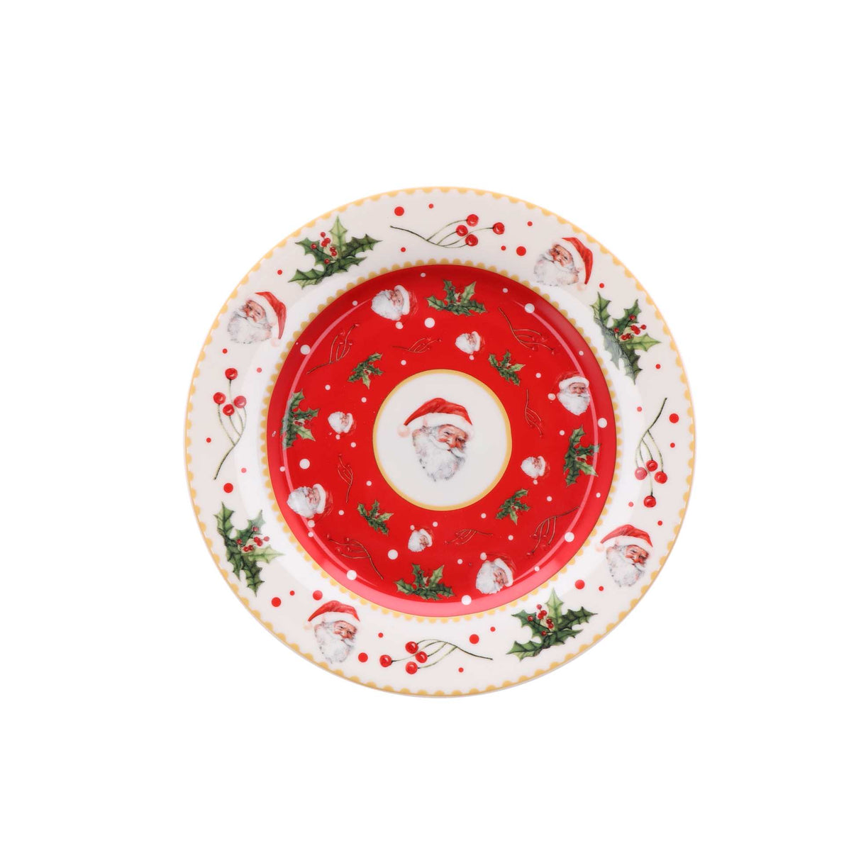 regalo italiano regalo italiano servizio piatti di natale porcellana 18 pz rosso bianco ean 8057586117082