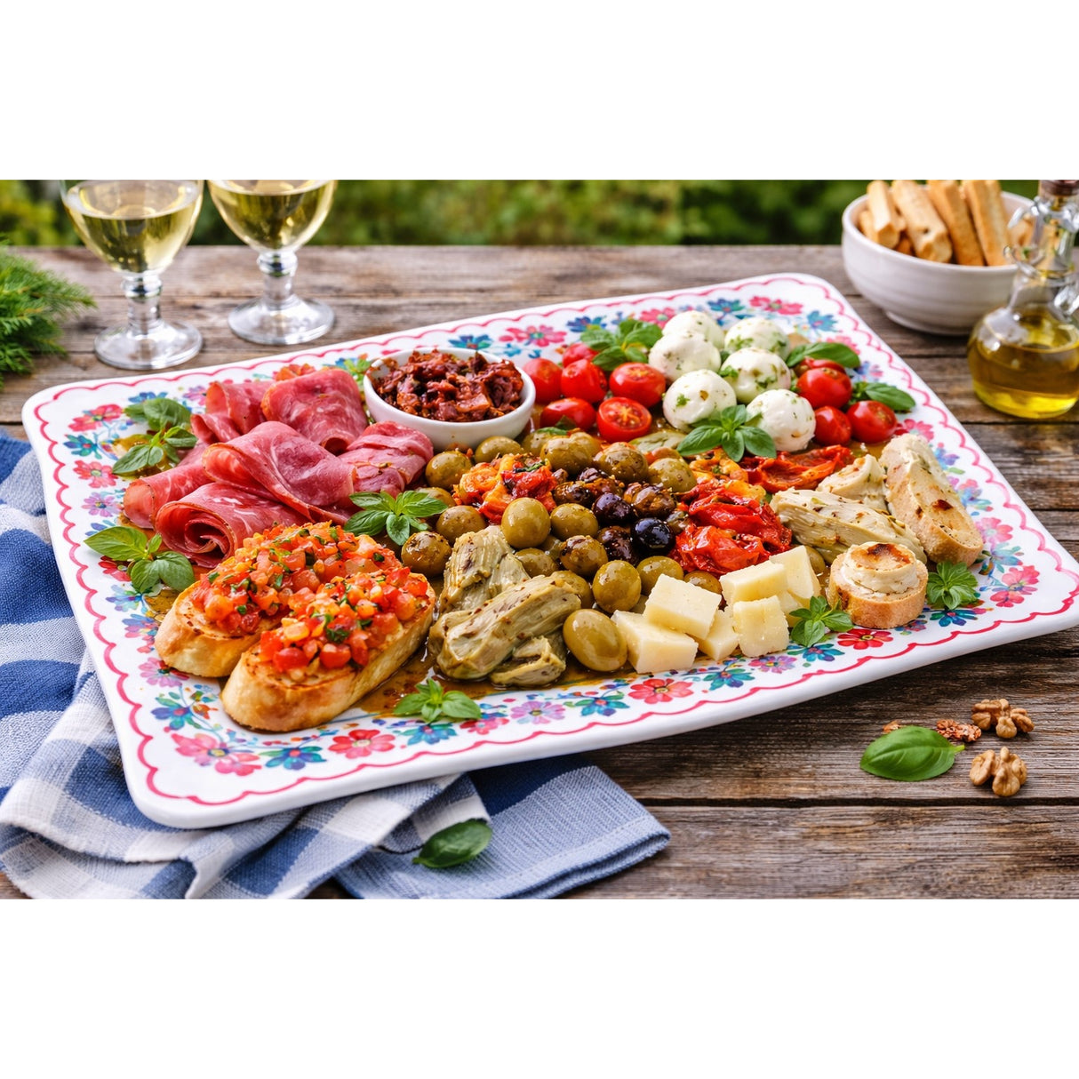 regalo italiano regalo italiano vassoio glen rettangolare in melamina 48 x 28 cm h 2 cm multicolor ean 8057586160835