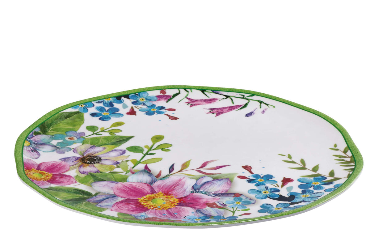 regalo italiano regalo italiano vassoio rotondo shia melamina d 40 cm h 15 cm multicolor ean 8057586111608