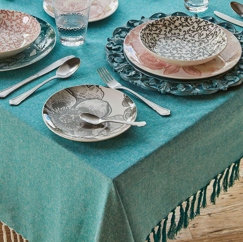 tognana tognana tovaglia chambray textile 150 x 350 cm verde ean 8056444415834
