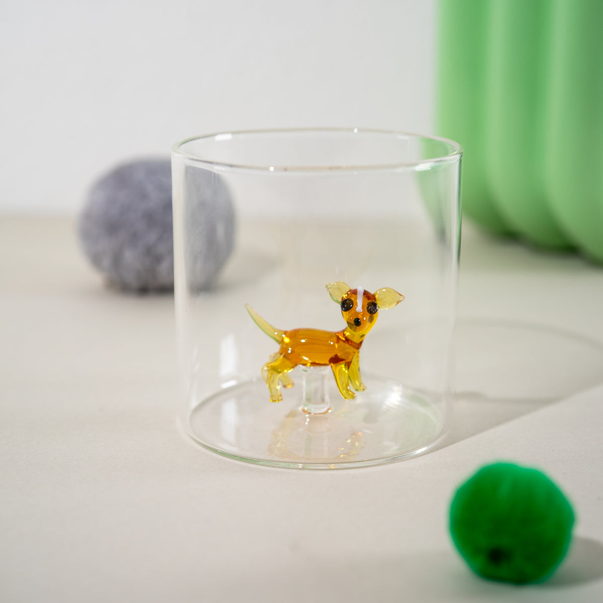 wd lifestyle wd lifestyle bicchiere vetro borosilicato cc 250 ml decoro chihuahua ean 8055035684024