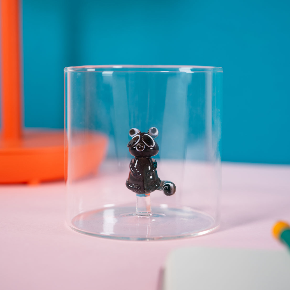 wd lifestyle wd lifestyle bicchiere vetro borosilicato cc 250 ml decoro procione ean 8055035684079