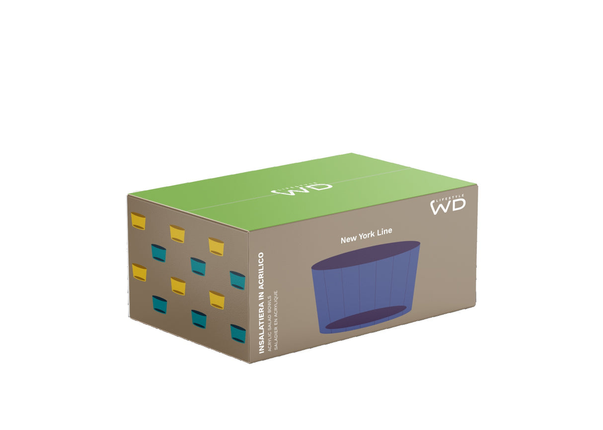 wd lifestyle wd lifestyle insalatiera in acrilico 3 lt ambra ean 8055035684451