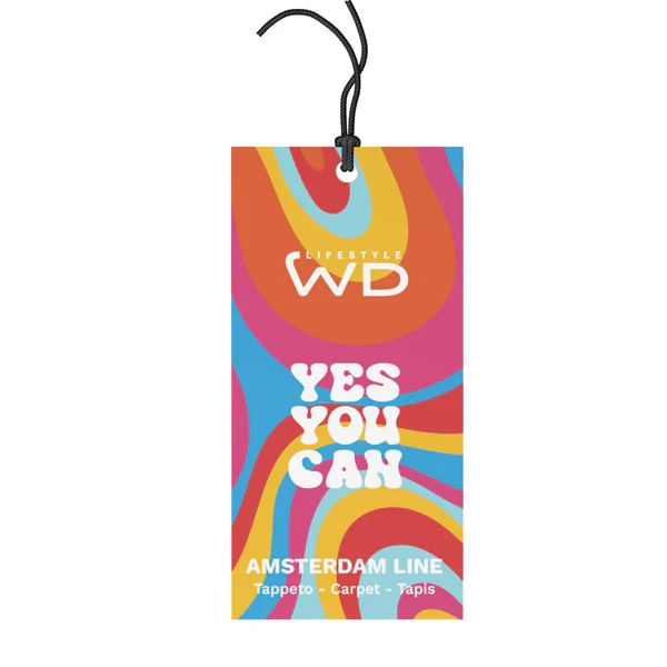 wd lifestyle wd lifestyle tappeto colorato e vivace decoro yes you can 65 x 475 cm verde ean 8055035682808