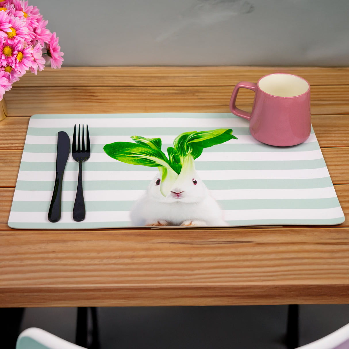 wd lifestyle wd lifestyle tovaglietta double face 43 x 30 cm in pvc decoro coniglio ean 8053300579341