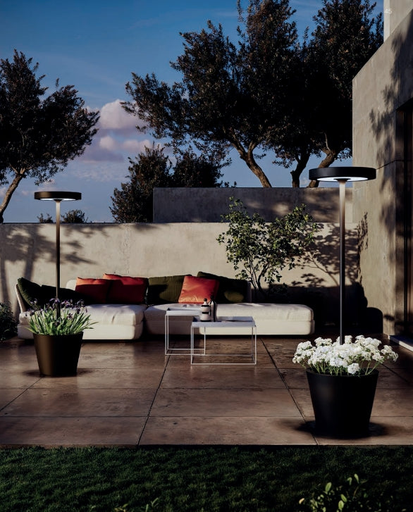 zafferano zafferano lampada poldina reverso l piantana d 435 cm h 156 cm con telecomando corten ean 8054040724831