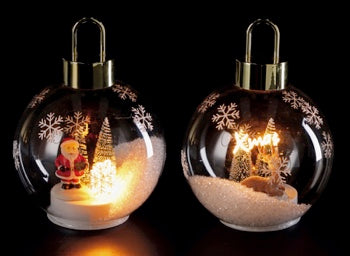 ad trend ad trend pallino di natale con led e decorazione d15 cm h 20 cm ean 8057586245037