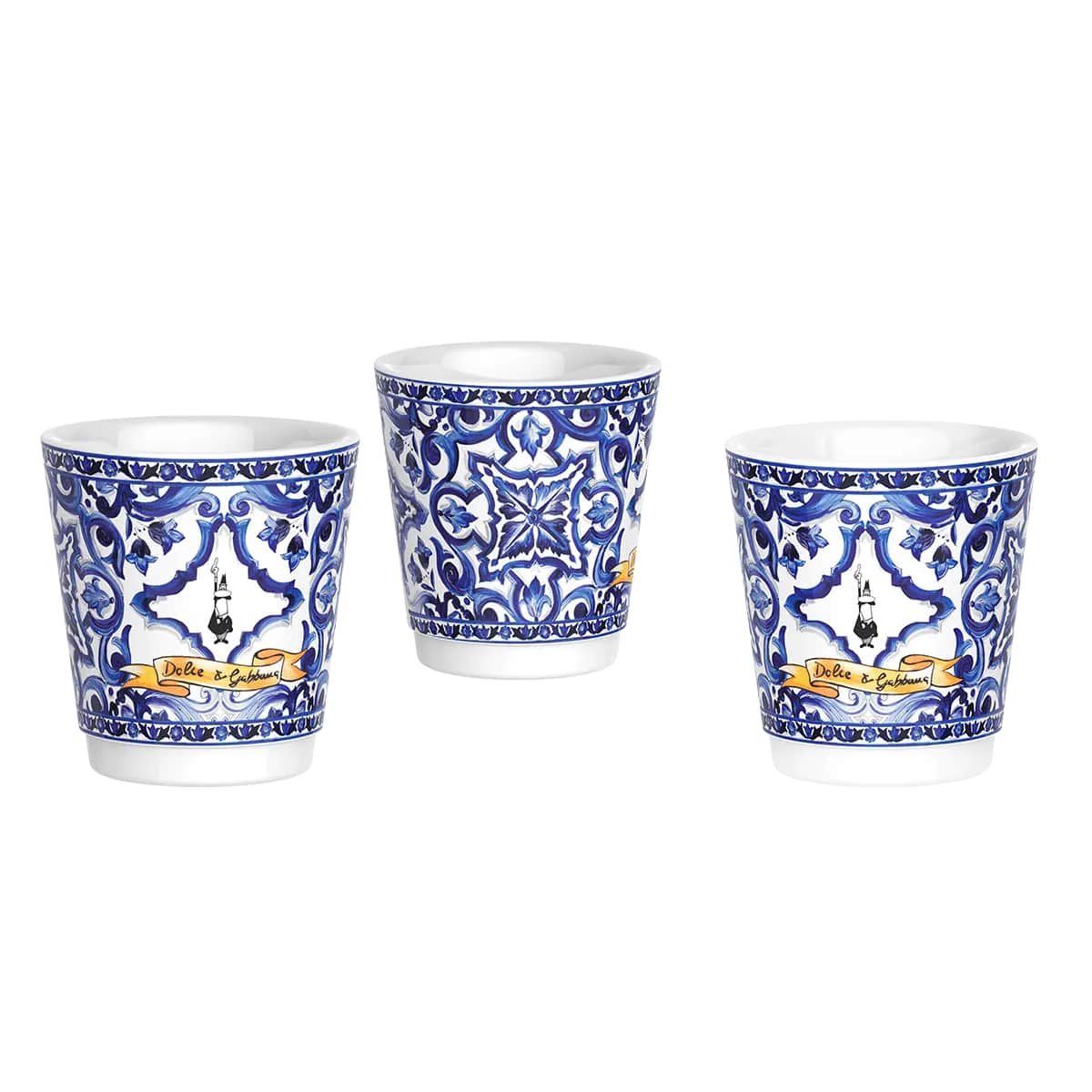 bialetti bialetti dolce e gabbana set moka express blu mediterraneo 6 tazzine con 3 bicchierini e 3 palettine ean 8006363043892