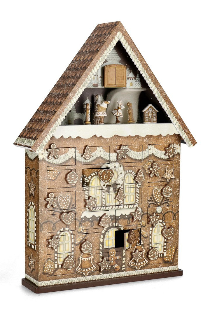 bizzotto bizzotto calendario avvento di natale joleen casa h 615 cm 39 x 105 cm con musica ean 8051836758339