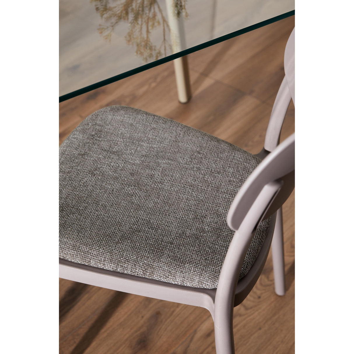 di mo di mo sedia yulia in pp con seduta in tessuto grigio medio 515 x 42 x 815 cm sedia moderna e resistente ean 8010402523283