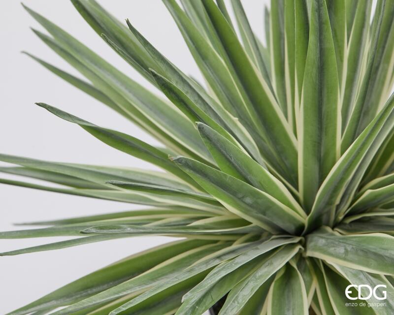 edg enzo de gasperi edg enzo de gasperi agave con vaso pianta artificiale h 45 cm verde ean 8059824518279