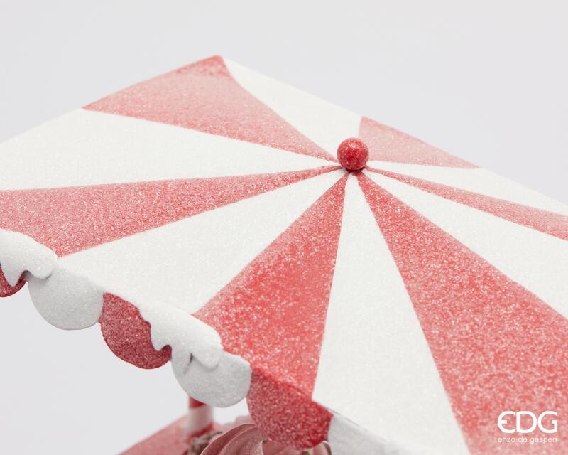 edg enzo de gasperi edg enzo de gasperi decoro carretto gelati marzapane natale h 38 cm l 335 cm l 18 cm multicolo ean 8059824561824