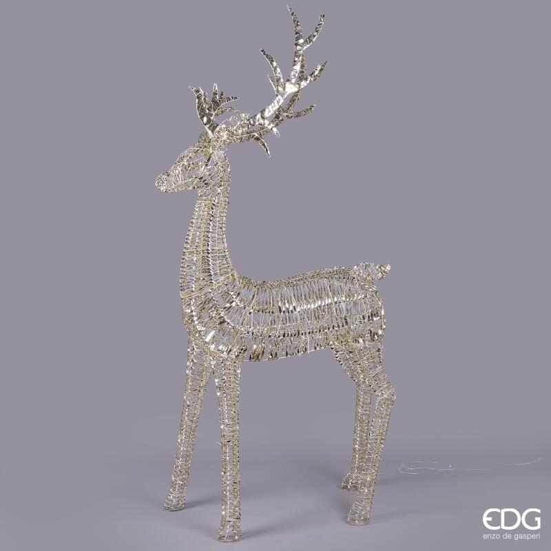 edg enzo de gasperi edg enzo de gasperi decoro natale renna stripes 5 200 microled h 270 cm l 30 cm l 130 cm l 40 cm ip44 gold ean 8059824546937