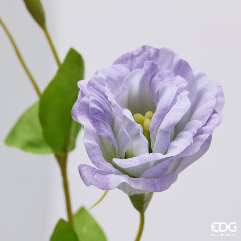 edg enzo de gasperi edg enzo de gasperi lisiantus ramo con foglie ass h 71 cm d 10 cm pianta artificiale colore violet mix 1 pz ean 8059824614612