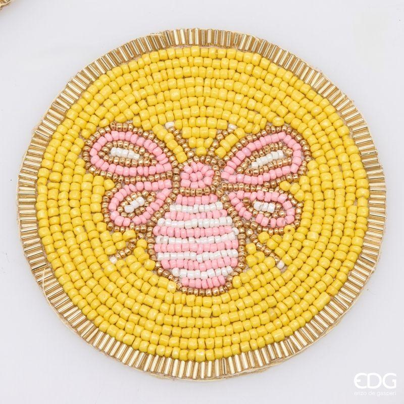 edg enzo de gasperi edg enzo de gasperi sottobicchiere ape rotondo ass d 10 cm multicolor 1 pz ean 8059824638366