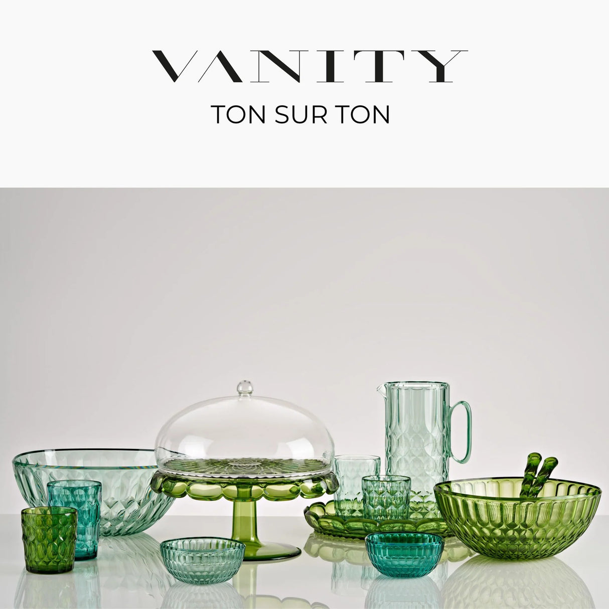 guzzini guzzini vassoio tondo grande vanity bio based d 36 cm verde ean 8008392395430