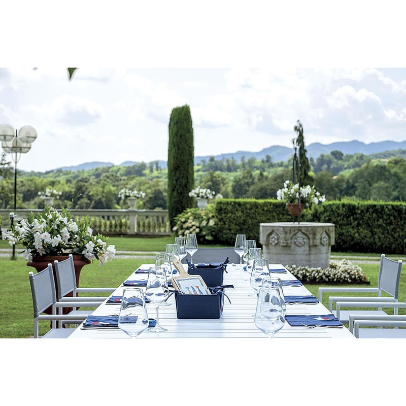 moia greenwood moia greenwood tavolo santorini allungabile 265330398x110 cm alluminio bianco tavolo outdoor design moderno estensibile ean 8013054834981