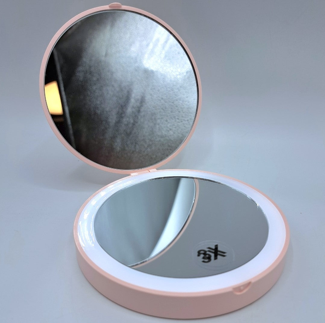 piu forty 40 piu forty 40 specchio richiudibile rotondo portatile con led che fatica essere f rosa ean 8056211371172