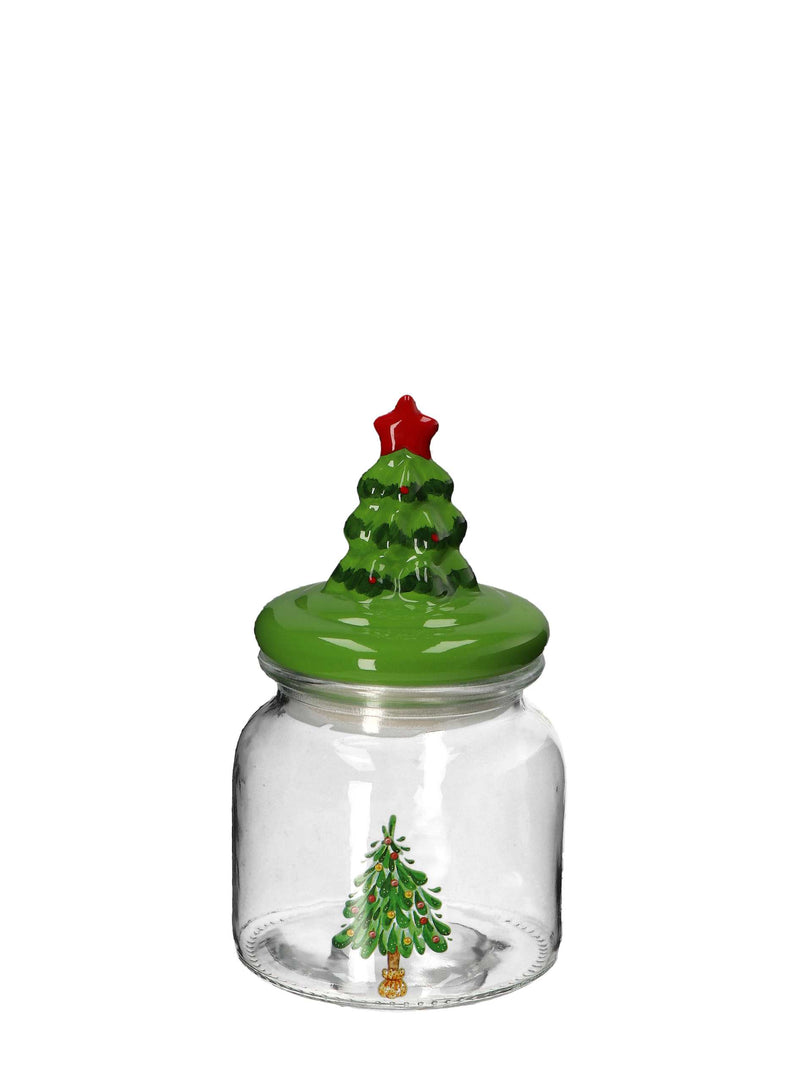 regalo italiano regalo italiano barattolo di natale ass d 11 cm h 19 cm trasparente 1 pz ean 8057586165847