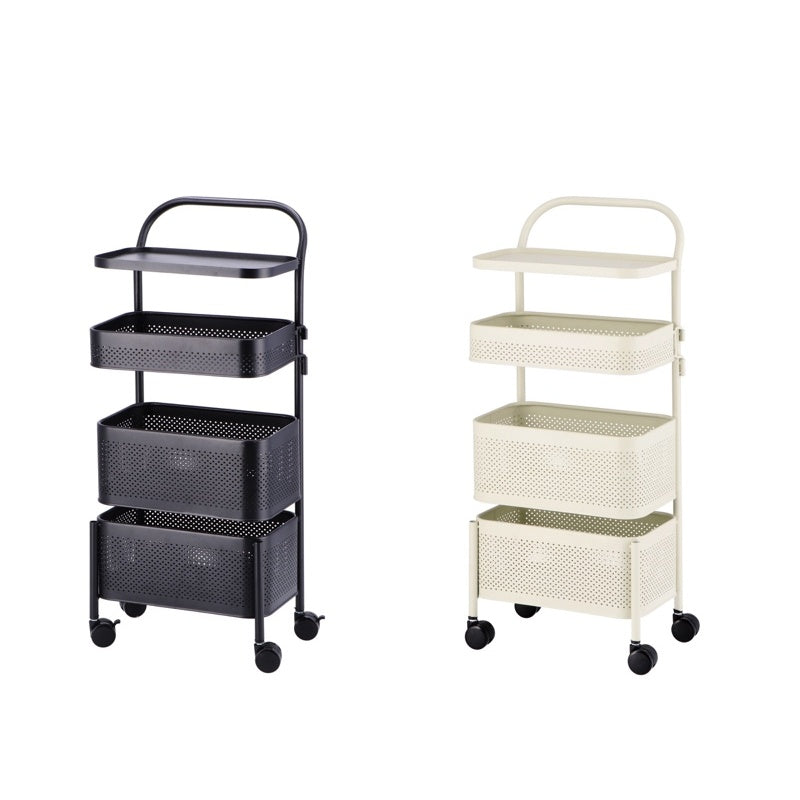 regalo italiano regalo italiano carrello 1 ripiano e 3 ceste ass acciaio 30 x 23 cm h 71 cm 1 pz ean 8057586190115