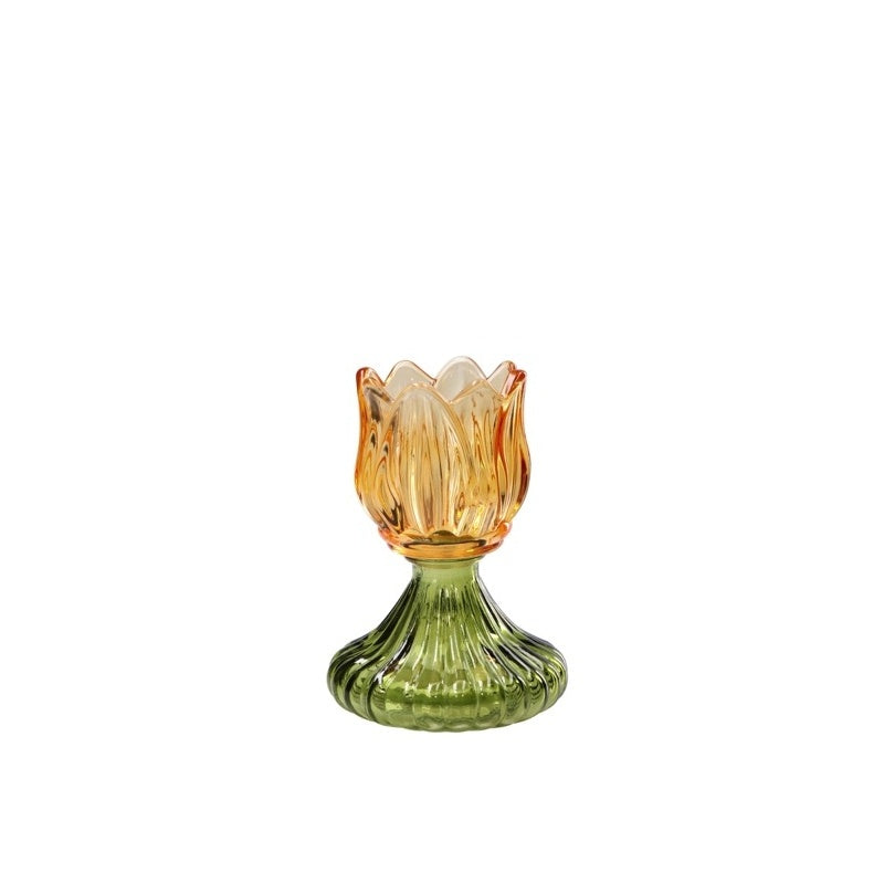 regalo italiano regalo italiano portacandela tealight vetro ass con gambo d 10 cm h 145 cm bomboniera 1 pz ean 8057586208223