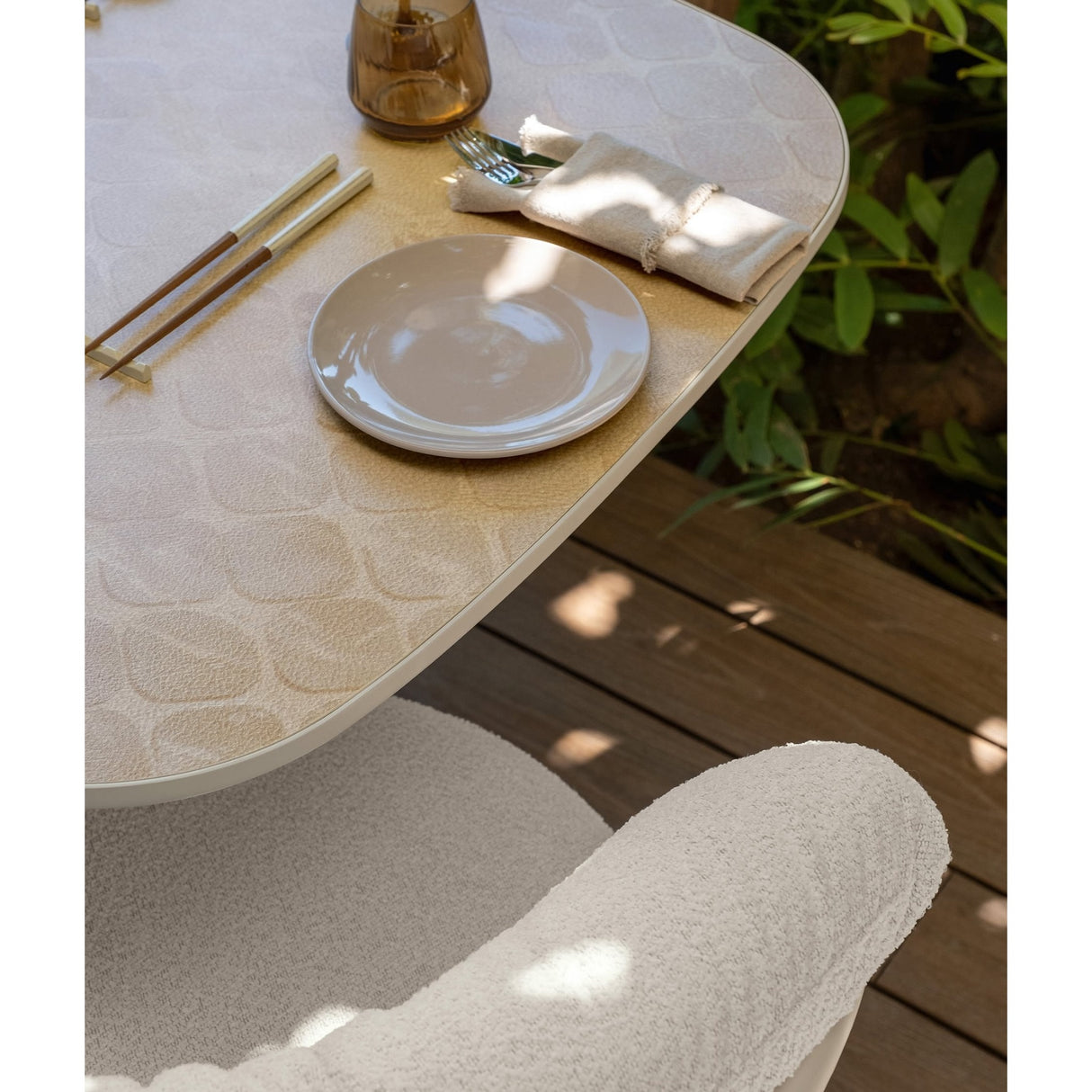 talenti talenti tavolo rettangolare james 260 x 105 cm mokka beige