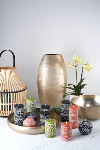 tognana tognana candela cilindro lux bubble h 15 cm verde ean 8056444412291