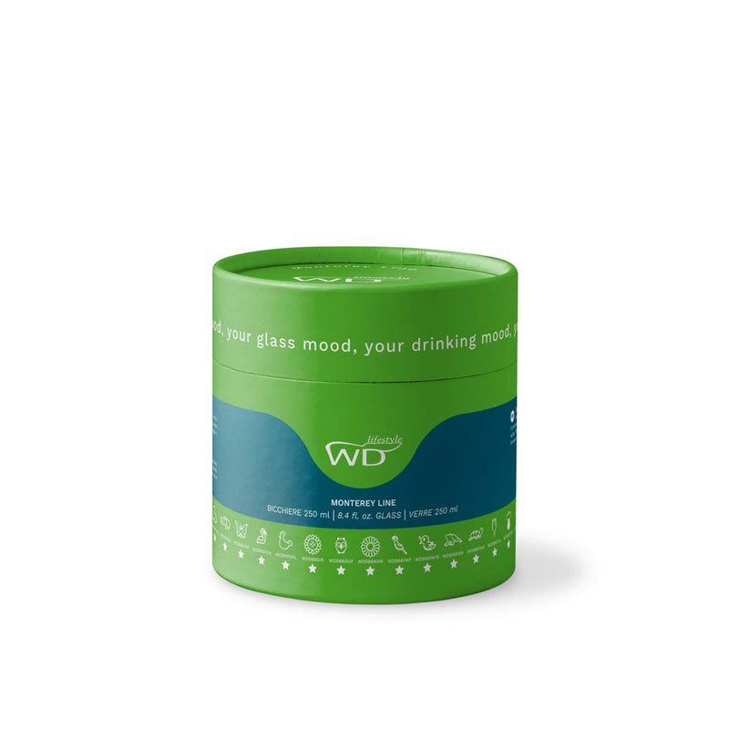wd lifestyle wd lifestyle bicchiere vetro borosilicato cc 250 ml decoro uva ean 8053300572854
