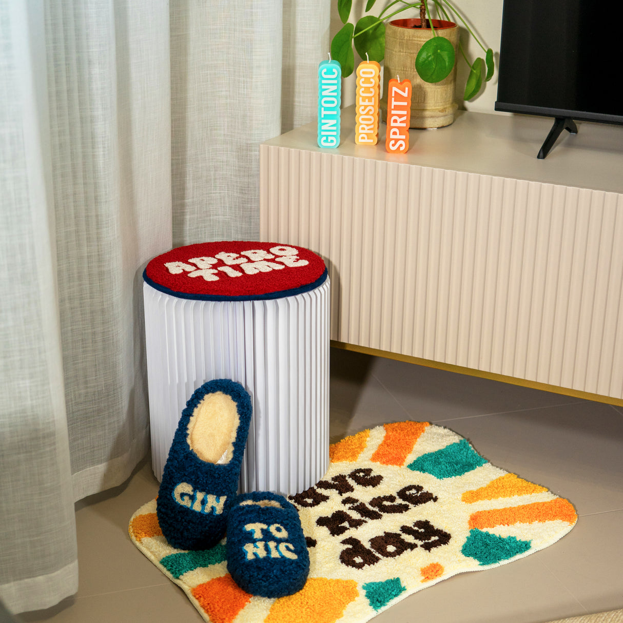 wd lifestyle wd lifestyle candela profumata decoro spritz 39 x 48 x 115 cm paraffina melograno e limone ean 8055035681887