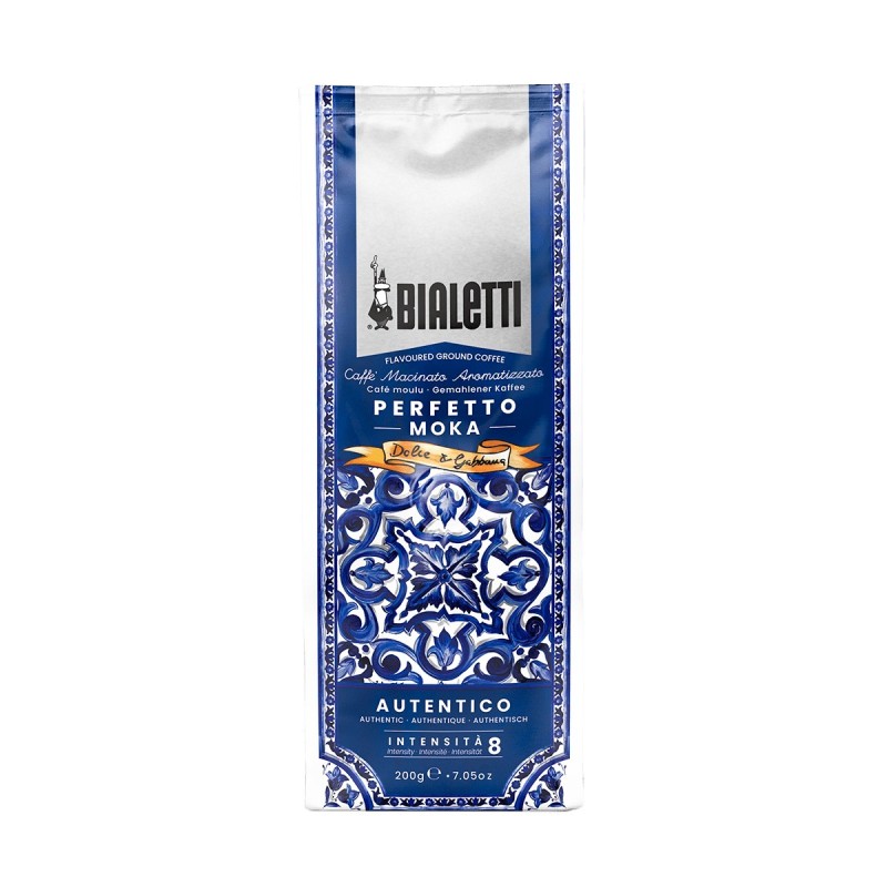 bialetti bialetti dolce e gabbana caffe macinato autentico con latta 200 gr blu mediterraneo ean 8006363074452