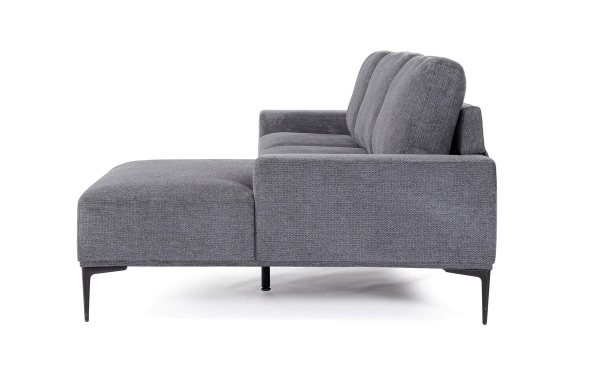 bizzotto bizzotto divano 3 posti washington con penisola grigio scuro ean 8051836606715