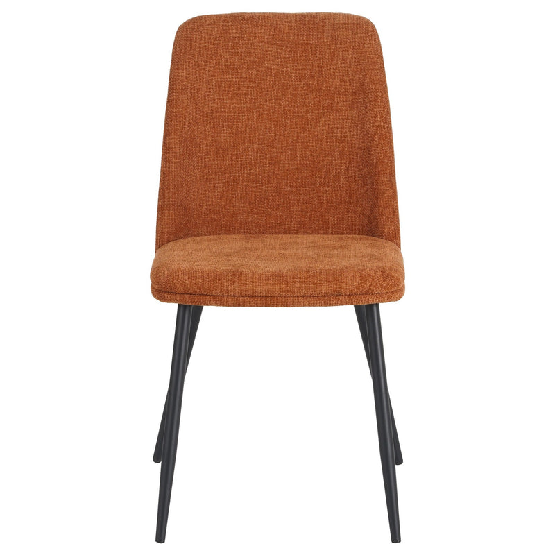 di mo di mo sedia tracy in tessuto color mattone 57x45x84 cm design moderno ean 8010402514809