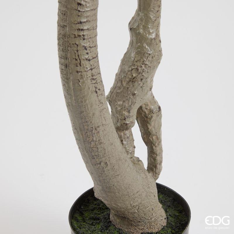 edg enzo de gasperi edg enzo de gasperi magnolia con foglie bocciolo e vaso h 180 cm pianta artificiale bianco rosa ean 8059824642097