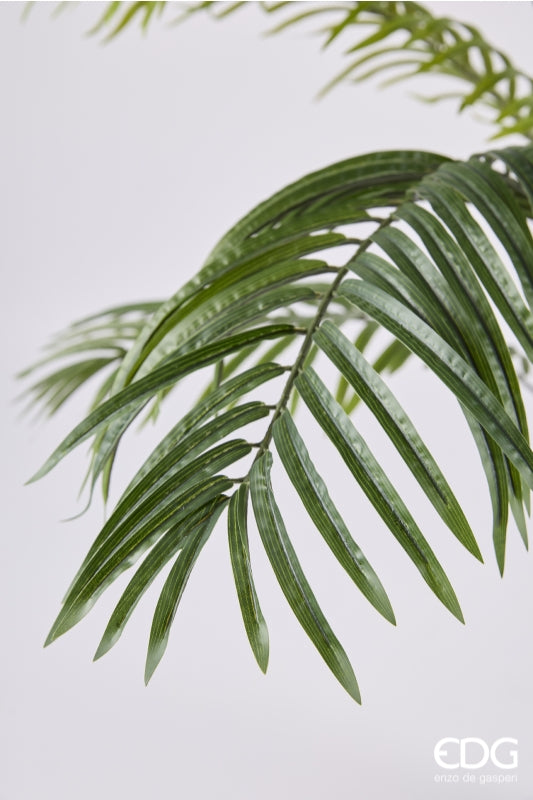 edg enzo de gasperi edg enzo de gasperi palma areca vogue con vaso pianta artificiale h 250 cm verde ean 8059824607386