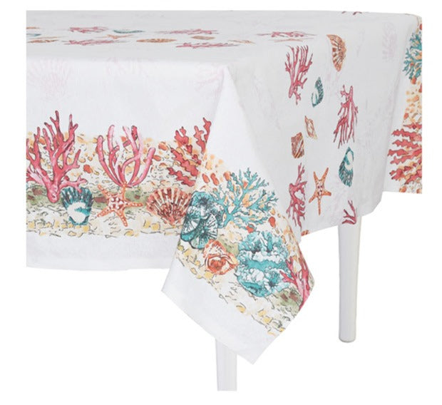 preziosa home preziosa home tovaglia loneta 140 x 360 cm stampata corallo ass cotone 1 pz ean 8050264164705