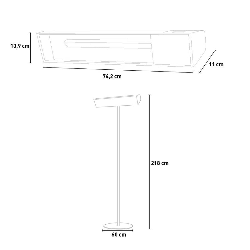 immagine-4-sined-caldo-vetro-nero-piedistallo-riscaldatore-infrarossi-da-2000w-con-palo-nero-e-silver-ean-8025431016620