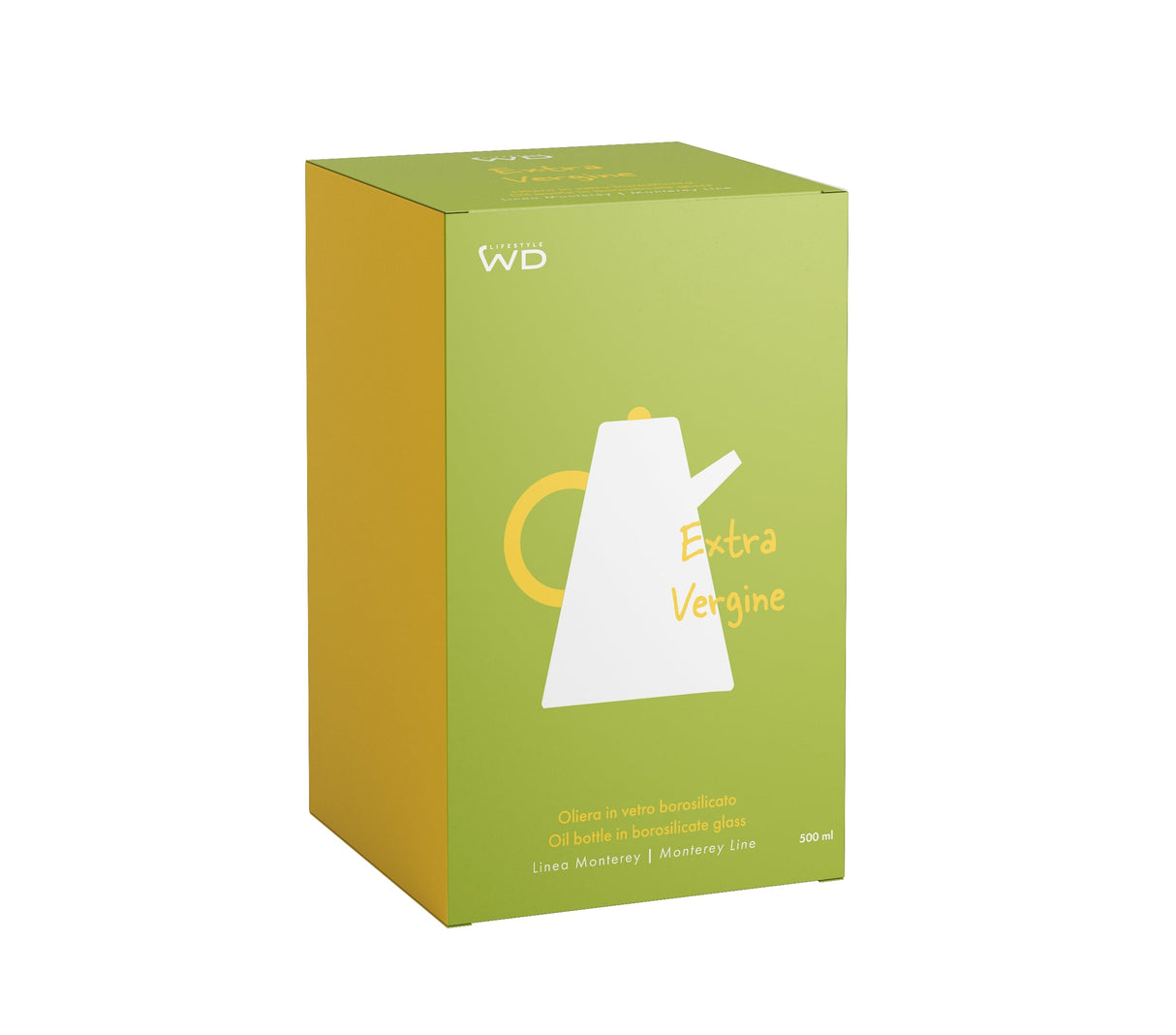 wd lifestyle wd lifestyle oliera in vetro borosilicato 500 ml trasparente ean 8053300571550