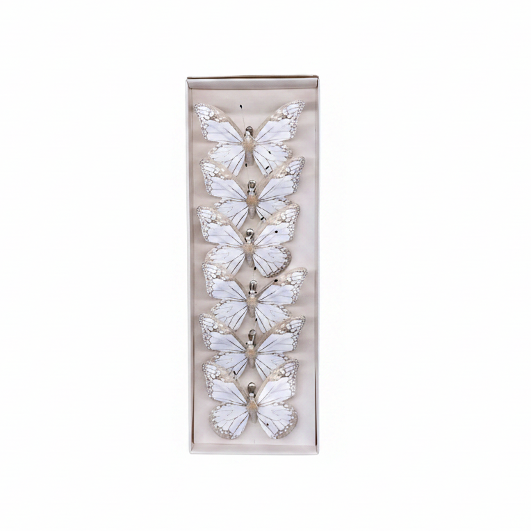 Confeziona le tue bomboniere con stile. Arpimex Box Farfalla White, plastica bianca, set 6 pz. ideale per bomboniere, allestimenti eventi e cerimonie. ean 8018318228056